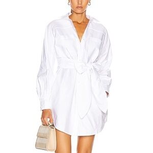 Marissa Webb Emerson White Shirt Dress M